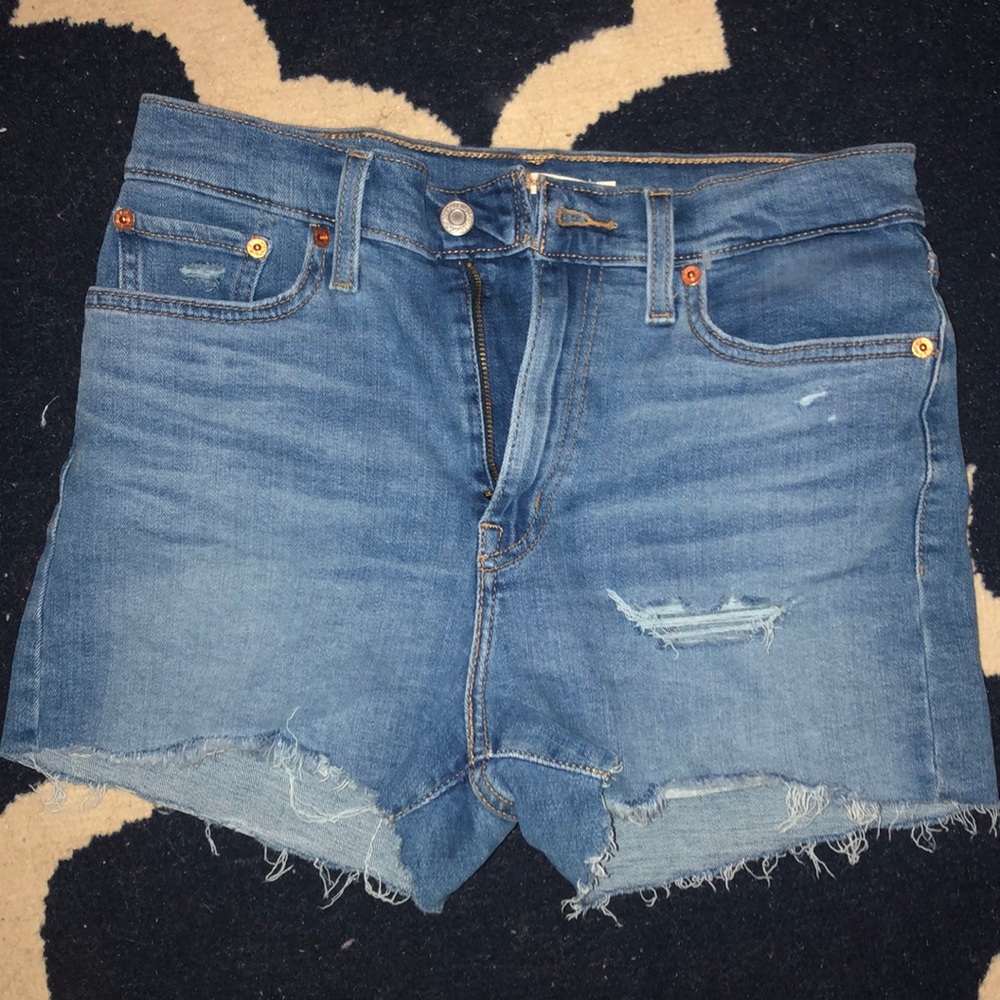 Levi’s High Rise Jean Shorts